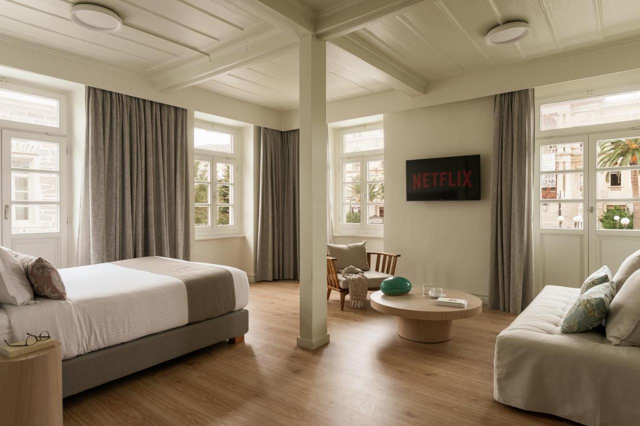 Syros Soul Luxury Suites Ermúpoli Kültér fotó